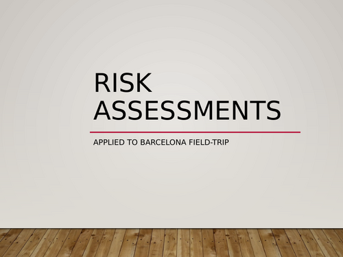 Risk Assessment