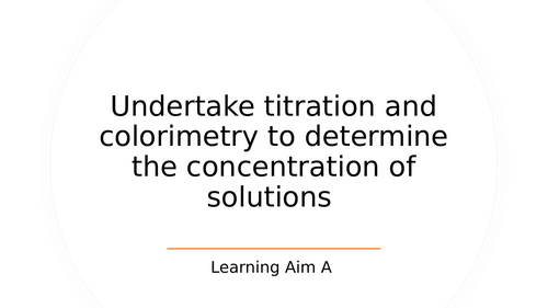 Titrations PowerPoint