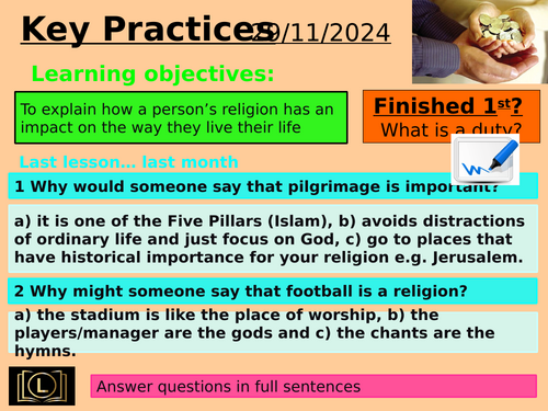 Abrahamic Religions Key Beliefs: Key Practices