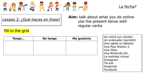 Module 1 Mi vida digital Spanish GCSE new spec 2024