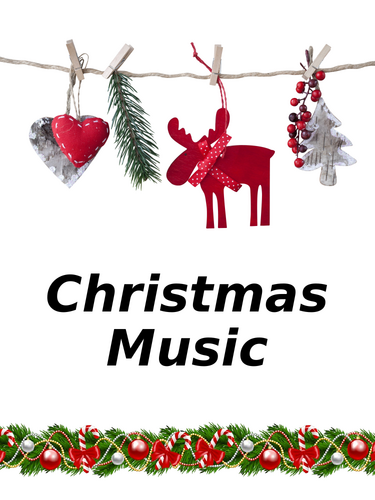 Christmas music booklet