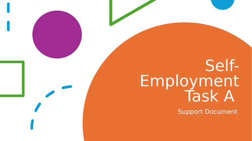 Task A - Unit 2 Self-employment in Sport and Physical Activity Supporting document