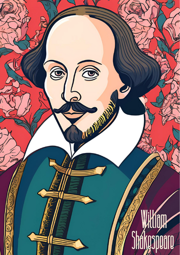 William Shakespeare Poster