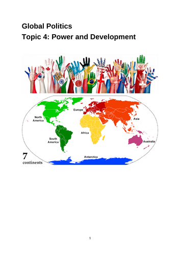 Global politics Power and Development