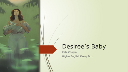 Desiree's Baby Higher Critical Essay, theme of conflict