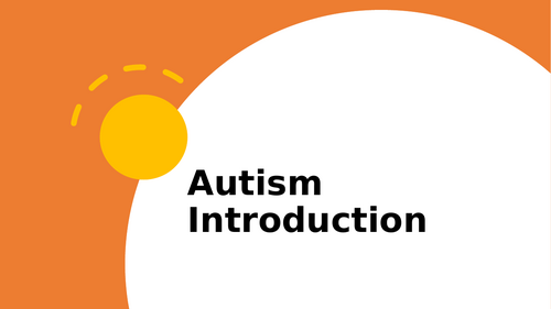 Autism Awareness Training Slides (ppt)