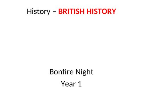 History Year 1 Unit Plans - editable