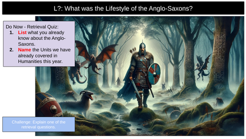 Anglo-Saxon Anglo Saxon Independent Lesson