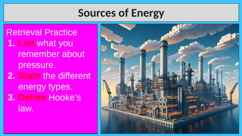 Energy Resources IGCSE Physics