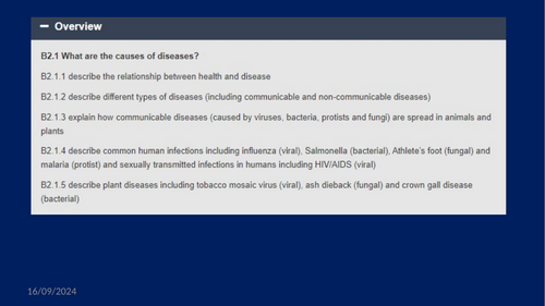 GCSE Biology Unit B2