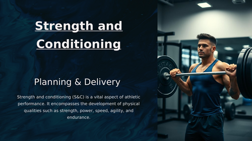 NCFE - Strength & Conditioning (Planning & Delivery)