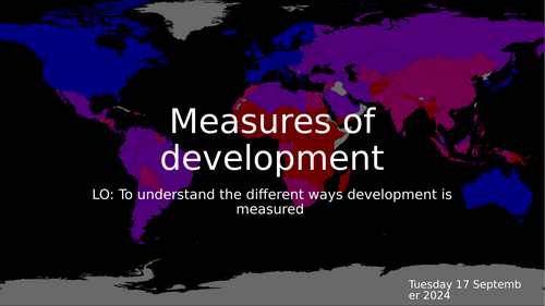 Development Gap FULL unit of work AQA GCSE