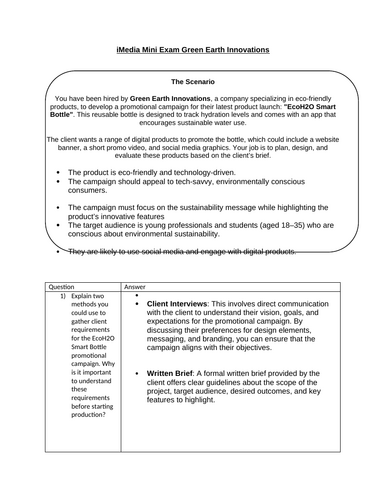 iMedia R093 Mini Exam Green Earth Innovations