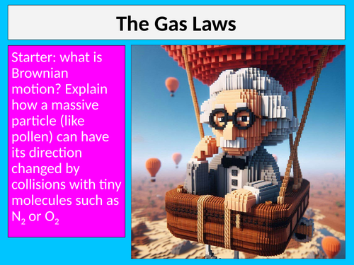 Ideal Gas Law The Physics CIE | Teaching Resources