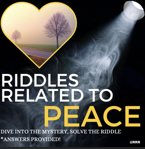 International Day of Peace Riddles: Brain Teasers for Kids! (Freebie incl.)