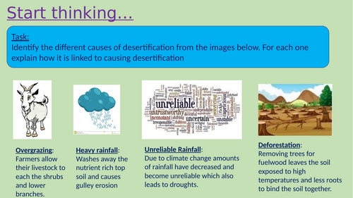 Reducing the impact of desertification