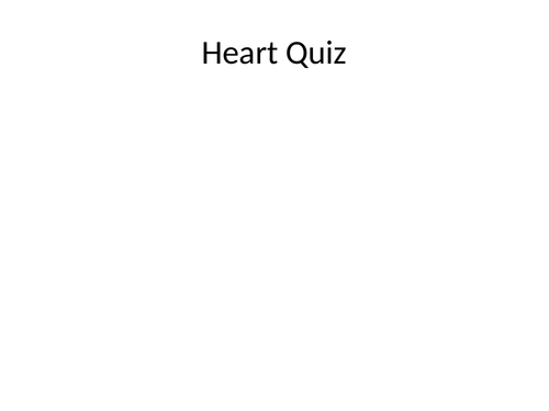 Heart Quiz