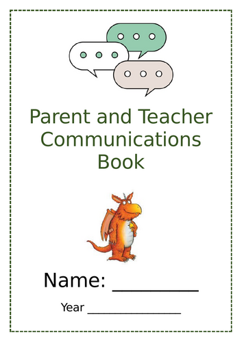 Parent and Teacher Communication Book