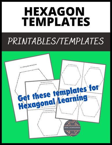 Hexagon Templates for Hexagonal Thinking Activities