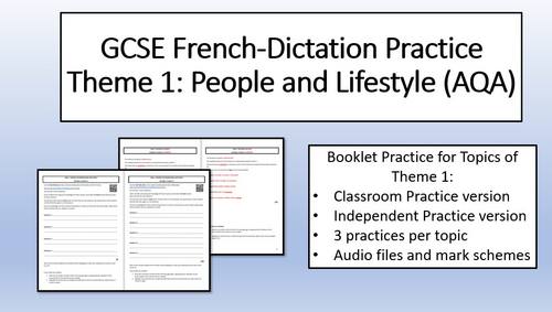 Dictation Practice Theme 1- GCSE French