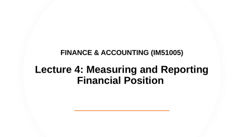 Balance sheet