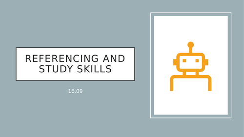 Referencing lesson