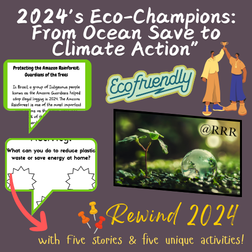 Eco Warriors 2024: Saving Oceans, Forests & the Earth in Kids Workbook