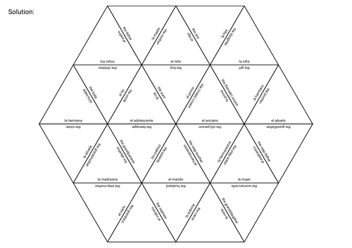 La Familia - Tarsia Puzzle