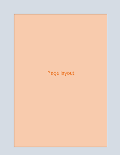 Page layout