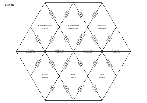 La Tecnologia - Tarsia Puzzle