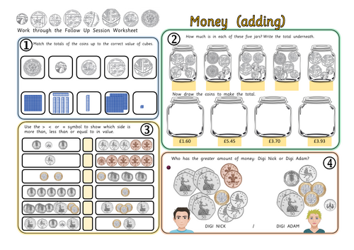 Addition / Comparing Money (Y2/3)