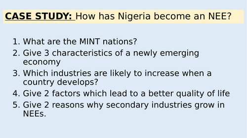 Emerging economies: How has Nigeria become an NEE?