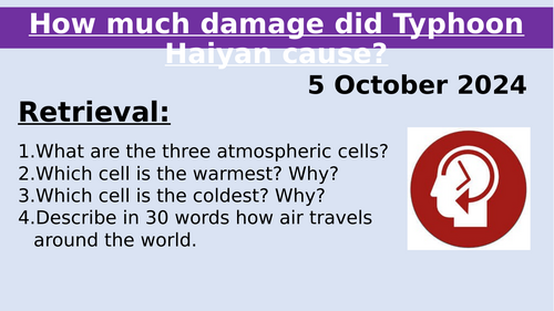 WEATHER HAZARDS AQA GCSE GEOGRAPHY SOW