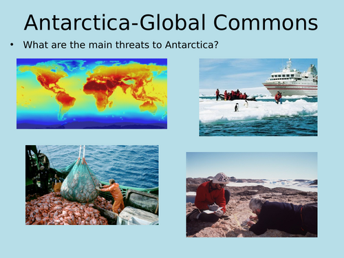 AQA A Level, Global Commons, Antarctica