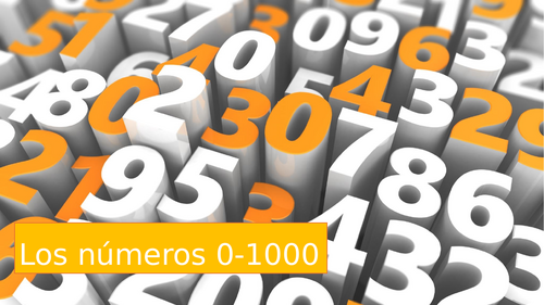 Spanish numbers 0-1000