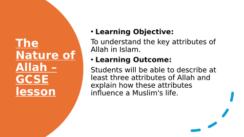 Muslim Beliefs - 99 Names of Allah - Lesson 3 - GCSE lesson