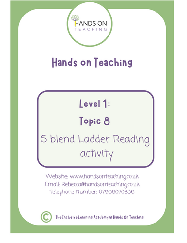 S Blend Ladder Reading Activity