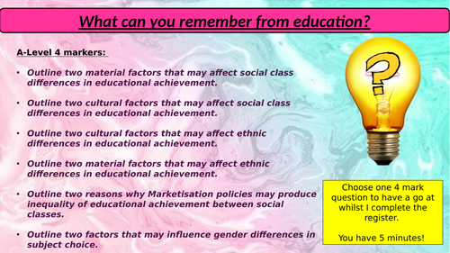 A-Level Sociology AQA- theory and methods. Symbolic Interactionism.