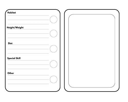 Card game template