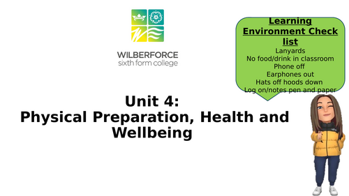 Physical Preparation, Health and  Wellbeing