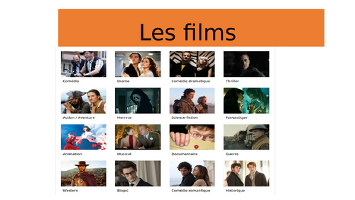 Les films, la television et la lecture