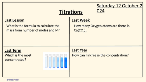 C4.7 Titration