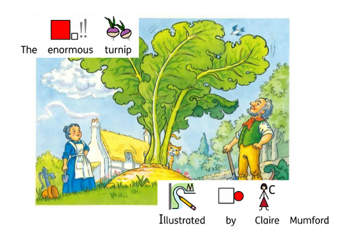 The Enormous Turnip Book adapted for SEND