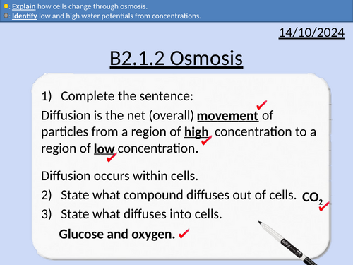 GCSE Biology: Osmosis