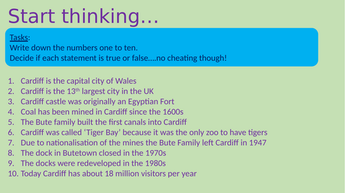 Zones of wealth and poverty in Cardiff