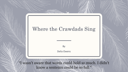 Where the Crawdads Sing