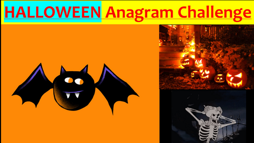 HALLOWEEN Anagram Challenge!