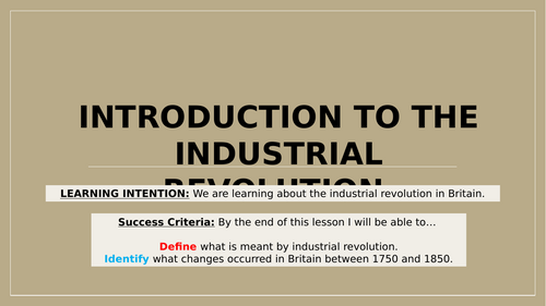 Industrial Revolution