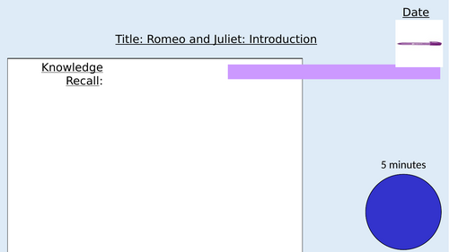 Romeo and Juliet Eduqas Blended Learning GCSE Full Unit of Work