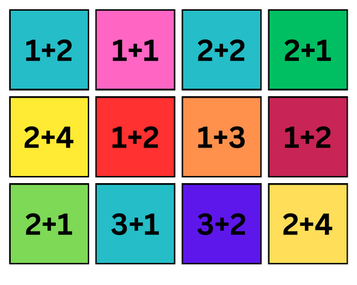 Addition and Subtraction Cube Game